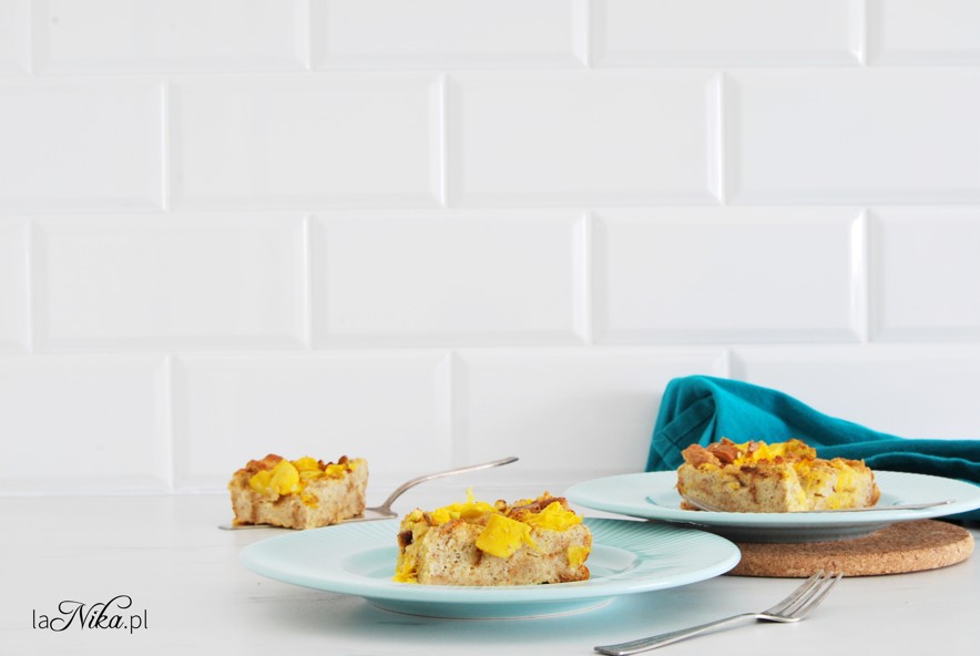 Pudding chlebowy z mango