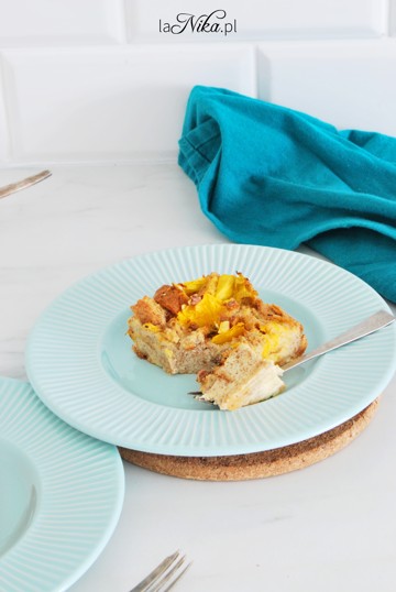 Pudding chlebowy z mango 2